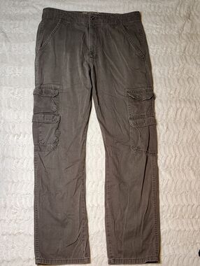 Wrangler Men's Cargo Pants - Dark Brown